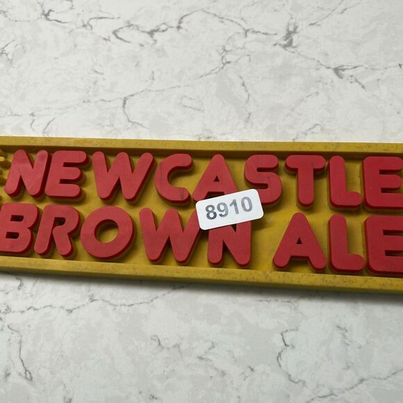 Beer Tap Newcastle Brown Ale Golden Non-Slip Rubber Bar Mat - 20.5 x 3.5 in - Picture 8 of 8